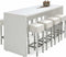 Statafel of bartafel Chief 160cm x 80cm breed kleur Halifax Eiken