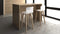 Statafel of bartafel Chief 220cm x 80cm breed kleur Halifax Eiken