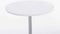 Statafel rond Chrome frame Wit blad
