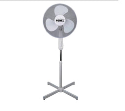 Statiefventilator Perel Ø40cm wit