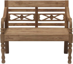 Stationsbank Vis Teak 120 cm