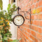 Stationsklok met thermometer