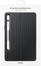 Samsung Galaxy Tab S8 - Protective Standing Hoesje - Ingebouwde standaard - Zwart