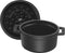 Staub Braadpan Cocotte Zwart - ø 12 cm / 400 ml
