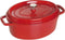 Staub Braadpan Ovaal Cocotte Kers - ø 29 cm / 4.2 liter