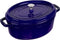 Staub Cocotte - Ovaal - 29 cm - Donkerblauw