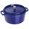 Staub cocotte - rond - 24 cm - donkerblauw