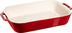Staub Ovenschaal - Rechthoekig - 34 x 24 cm - Kers