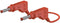 Stäubli 66.9405-05022 Veiligheidsmeetsnoer Banaanstekker 4 mm Banaanstekker 4 mm 0.50 m Rood 1 stuk(s)