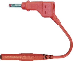 Stäubli 66.9411-20022 Veiligheidsmeetsnoer Banaanstekker 4 mm Banaanstekker 4 mm 2.00 m Rood 1 stuk(s)