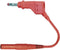 Stäubli 66.9411-20022 Veiligheidsmeetsnoer Banaanstekker 4 mm Banaanstekker 4 mm 2.00 m Rood 1 stuk(s)