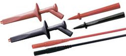 Stäubli 9410494500 Veiligheidsmeetsnoerenset Banaanstekker 4 mm Banaanstekker 4 mm 1.00 m Zwart, Rood 1 set(s)