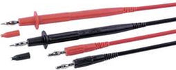 Stäubli PLL-145/L-415 FLEXI-2V 1,0 100 CM Meetsnoerenset Banaanstekker 4 mm Testpunt 1.00 m Zwart, Rood 1 set(s)