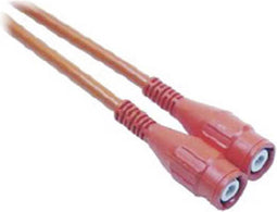 Stäubli XLSS-58 BNC-meetsnoer 2.00 m Rood