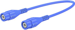 Stäubli XLSS-58 Veiligheidsmeetsnoer BNC-stekker BNC-stekker 1.00 m Blauw 1 stuk(s)