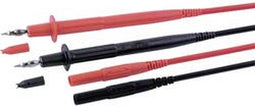 Stäubli XPF-414 100 CM Veiligheidsmeetsnoerenset Banaanstekker 4 mm Testpunt 1.00 m Zwart, Rood 1 set(s)