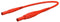 Stäubli XSMF-419 Meetsnoer 4mm-veiligheidsstekker 4mm-veiligheidsstekker 1.00 m Rood 1 stuk(s)