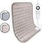STAUS&BACH HeatMat - Elektrisch warmtekussen (100W) met 6 warmtestanden en timer (30, 60 en 90 minuten) - Wasbaar - 30 x 40 cm fleece heating pad - Verwarmingskussen voor nek, schouder, rug, buik (Periods) en voeten - Dusty Pink