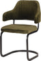 LABEL51 Otta Eetkamerstoel - Groen - Fluweel