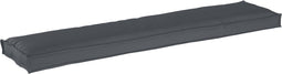 vidaXL - Ligbedkussen - voor - Bank - Antraciet - 180x40x8 - cm - Oxford - Stof