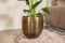 Ter Steege Bloempot Metaal Brons-Goud D 30 cm H 28 cm Opening 25.5 cm