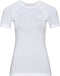 Odlo Performance Light - Dames Sportshirt Korte Mouw Ronde Hals - White - Maat S
