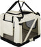 Lassie Vouwbare Hondentransportbox - M - 42 x 60 x 44 cm - Beige