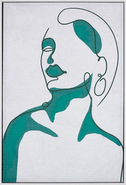 Canvas 63 x 93 cm Gezicht