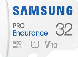 Samsung PRO Endurance - microSDXC 32GB - 100 MB/s lees- en 40 MB/s schrijfsnelheid - tot 140.000 uur opname