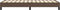 vidaXL - Bedframe - kunstleer - bruin - 90x200 - cm