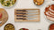 Steakmessenset, 6-delig, Duits staal, 3D bergpatroon | BARE Cookware