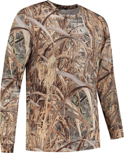 Stealth Gear T-shirt Lange Mouw Camo Rietprint maat XL