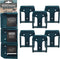 StealthMounts BM-MK40-BLU-6 Accuhouder voor Makita 40V XGT - Blauw - 6-pack