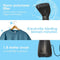SteamWave Kledingstomer Zwart