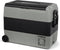 Steamy-E Dual Zone Roller Elektrische Compressor Koelbox Op Wielen - 56 liter - 12V en 230V - voor auto en camping - Grijs