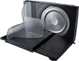 Steba AS100 - Snijmachine -inklapbaar - Solinger RVS gekarteld lemmet - ontwikkeld in Duitsland en geproduceerd in Europa - Zwart