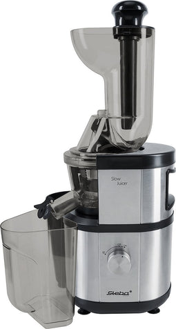 Steba E400 - Slowjuicer - 1000 ml - 400 Watt - groente & fruit - BPA vrij - RVS