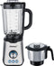 Steba MX4Plus - Blender - 1200 Watt - 1,75 Liter -3 programma's - incl glazen kan & RVS beker - RVS