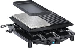 Steba RC4Plus | 3-in-1 | Gourmet | Steengrill | bakplaat | grill | 8 personen | PFAS VRIJ