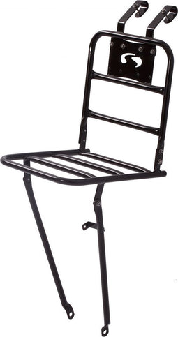 Steco - Transport Comfort - Voordrager voor fietsen - Volwassenen - Glazend Zwart