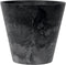 Steege Plantenpot/bloempot - natuursteen look - zwart - D17 x H 24 cm
