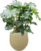 Steege Plantenpot - keramiek - beige - 36 x 32 cm - bloempot