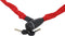 Steel Kettingslot Pro Lite 110 Cm Staal/nylon Rood