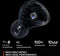 SteelSeries Arctis GameBuds X - Zwart - Draadloze gamingoordopjes - 2,4-GHz en Bluetooth 5.3 - ANC/Transparency-modus - IP55-waterbestendigheid - 40 uur accuduur - Draadloos opladen - Xbox, PS5, PC & Mobiel