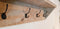 Steigerhout kapstok 4x2 haken | wandkapstok | Gebruikt steigerhout | hout | industrieel | vintage | robuust | landelijk | Staal |Handgemaakt