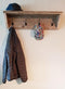 Steigerhout kapstok 4x2 haken | wandkapstok | Gebruikt steigerhout | hout | industrieel | vintage | robuust | landelijk | Staal |Handgemaakt