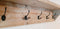 Steigerhout kapstok 5x2 haken | 95cm | Wandkapstok | Gebruikt steigerhout | hout | industrieel | vintage | robuust | landelijk | Staal |Handgemaakt