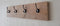 Steigerhouten kapstok 4x2 haken | wandkapstok | Gebruikt steigerhout | hout | industrieel | vintage | robuust | landelijk | Staal |Handgemaakt