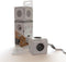 Stekkerdoos - Powercube - 4-voudig - 2 x USB - randaarde - 3 x 1.5 mm² - 3 m - grijs
