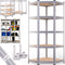 Stellingskast Hoek - Opbergplanken - Boutloze plank 180x70x40cm Gegalvaniseerd 875kg